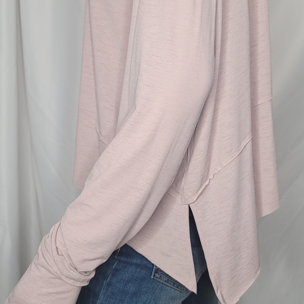 Relaxed Pink Long Sleeve Boxy Tee - Picture 10 of 12